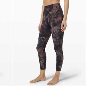 Lululemon Align 25" Diamond Dye Graphite/Pink